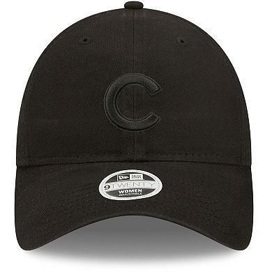 Women's New Era Chicago Cubs Black on Black Core Classic II 9TWENTY Adjustable Hat