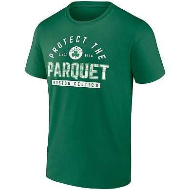 Men's Fanatics Branded Kelly Green Boston Celtics Protect The Parquet Hometown Collection T-Shirt