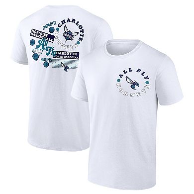 Men's Fanatics Branded White Charlotte Hornets Street Collective T-Shirt