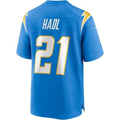 Men's Nike John Hadl Powder Blue Los Angeles Chargers Game Retired Player Jersey