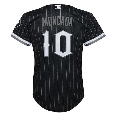 Youth Nike Yoan Moncada Black Chicago White Sox City Connect Replica Player Jersey