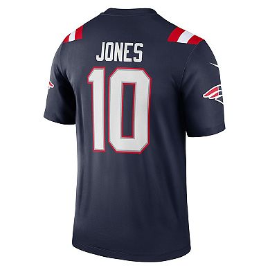 Men's Nike Mac Jones Navy New England Patriots Legend Jersey
