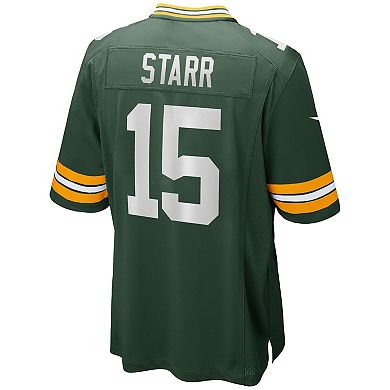 Men's Nike Bart Starr Green Green Bay Packers Game Retired Player Jersey