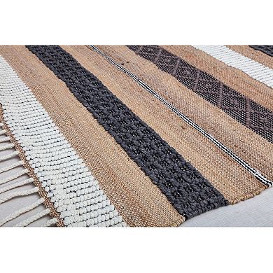 Rugs America Isle Farmhouse Stripe Area Rug