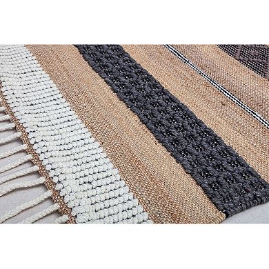 Rugs America Isle Farmhouse Stripe Area Rug