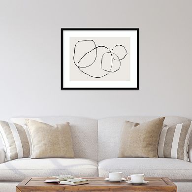 Amanti Art Going In Circles Framed Wall Art