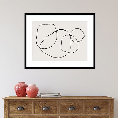 Amanti Art Going In Circles Framed Wall Art