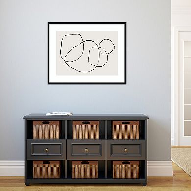 Amanti Art Going In Circles Framed Wall Art