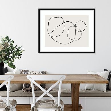 Amanti Art Going In Circles Framed Wall Art