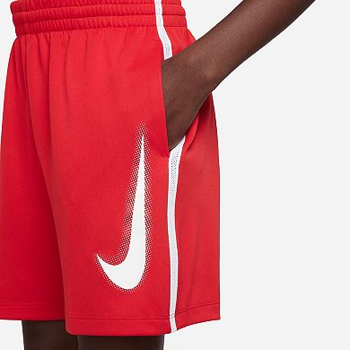Boys 8-20 Nike Dri-FIT Multi+ Graphic Swoosh Shorts