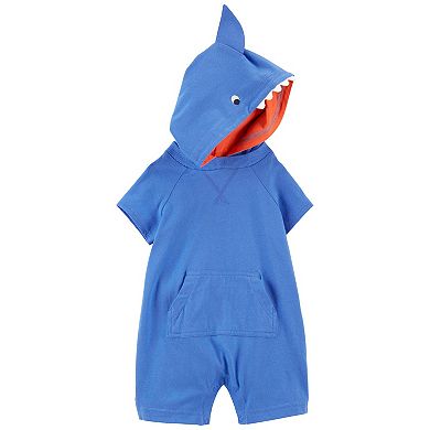 Baby Boy Carter's Hooded Shark Romper