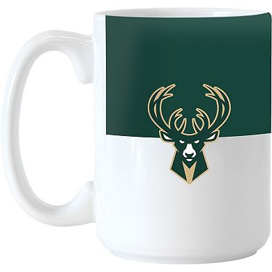 Milwaukee Bucks 15oz. Colorblock Mug