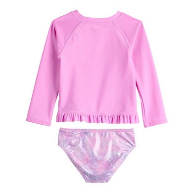 Disney's The Little Mermaid Baby & Toddler Girl Rash Guard & Swim Bottoms Set by Jumping Beans??