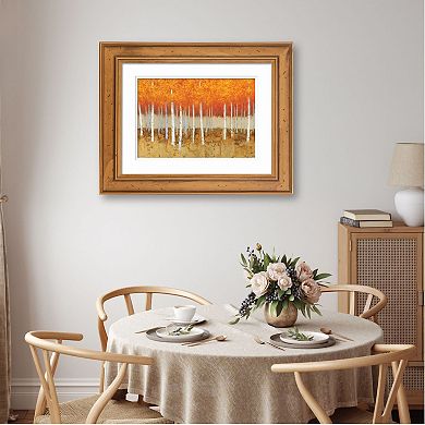 COURTSIDE MARKET Autumn Birches Framed Wall Art