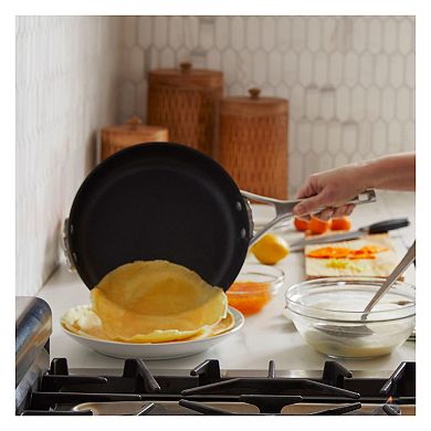 Calphalon Premier 5-qt. Space-Saving Hard-Anodized Nonstick Saute Pan with Lid