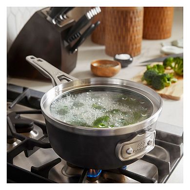 Calphalon Premier 5-qt. Space-Saving Hard-Anodized Nonstick Saute Pan with Lid