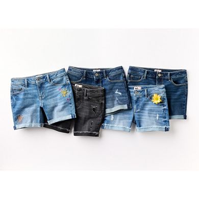 Girls 6-20 SO® Denim Midi Shorts in Regular & Plus Size