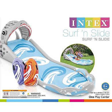 Intex Surf 'N Slide Inflatable Kids Water Slide and Wet Set Repair 6 Patch Kit