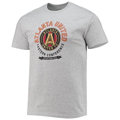 Men's Majestic Gray Atlanta United FC Established T-Shirt