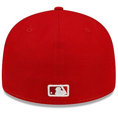 Men's New Era Red Los Angeles Angels 2022 City Connect Low Profile 59FIFTY Fitted Hat