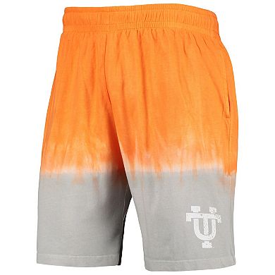 Men's Mitchell & Ness Tennessee Orange/Gray Tennessee Volunteers Tie-Dye Shorts