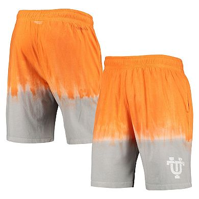 Men's Mitchell & Ness Tennessee Orange/Gray Tennessee Volunteers Tie-Dye Shorts