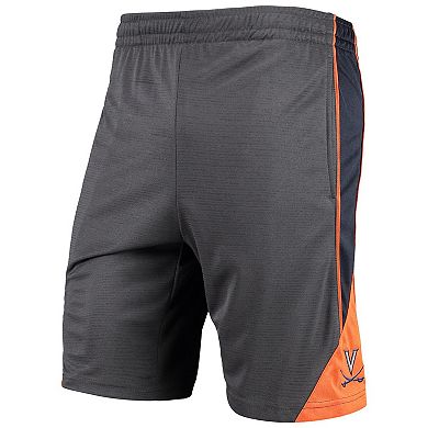 Men's Colosseum Charcoal Virginia Cavaliers Team Turnover Shorts