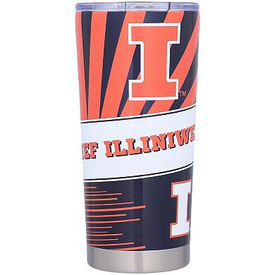 Illinois Fighting Illini 20oz. Stainless Steel Mascot Tumbler