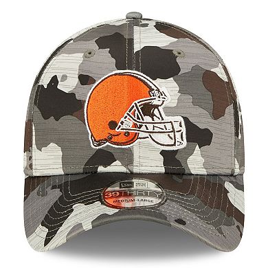 Men's New Era Camo Cleveland Browns 2022 NFL Training Camp Official 39THIRTY Flex Hat
