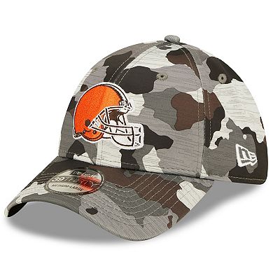 Men's New Era Camo Cleveland Browns 2022 NFL Training Camp Official 39THIRTY Flex Hat