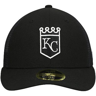 Men's New Era Black Kansas City Royals 2022 Batting Practice Team Low Profile 59FIFTY Fitted Hat