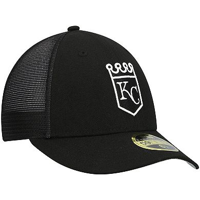 Men's New Era Black Kansas City Royals 2022 Batting Practice Team Low Profile 59FIFTY Fitted Hat