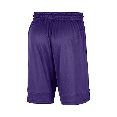 Men's Nike Purple LSU Tigers Fast Break Team Performance Shorts