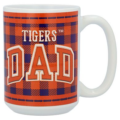 Clemson Tigers 15oz. Buffalo Plaid Father's Day Mug