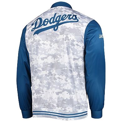 Men's Stitches Royal Los Angeles Dodgers Camo Full-Zip Jacket