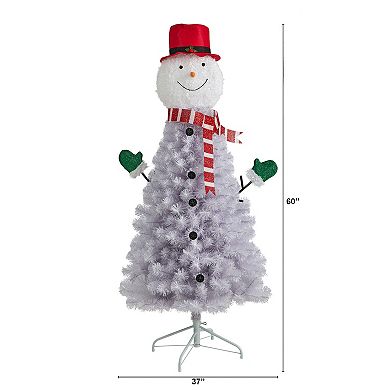nearly natural 5-ft. Snowman Artificial Christmas Tree
