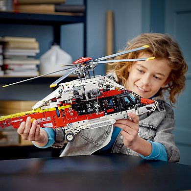 LEGO Technic Airbus H175 Rescue Helicopter 42145 Model Building Kit (2,001 Pieces)