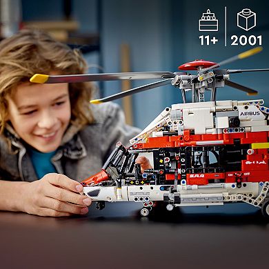 LEGO Technic Airbus H175 Rescue Helicopter 42145 Model Building Kit (2,001 Pieces)