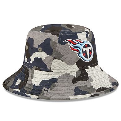Men's New Era Camo Tennessee Titans 2022 NFL Training Camp Official Bucket Hat