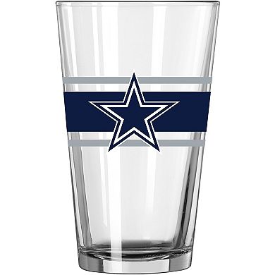 Dallas Cowboys 16oz. Stripe Pint Glass
