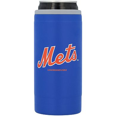 New York Mets 12oz. Flipside Powdercoat Slim Can Cooler