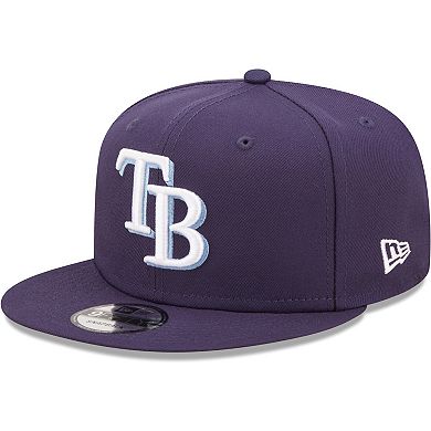 Men's New Era Navy Tampa Bay Rays Primary Logo 9FIFTY Snapback Hat