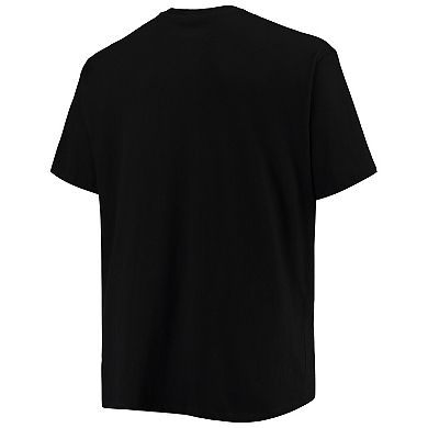 Men's Black Boston Celtics Big & Tall Heart & Soul T-Shirt