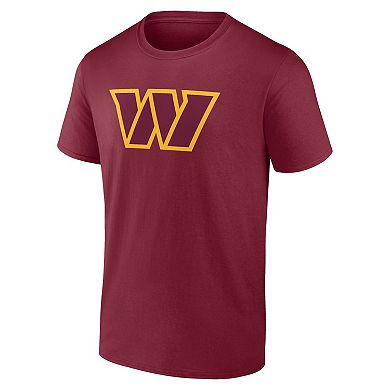 Men's Fanatics Branded Terry McLaurin Burgundy Washington Commanders Player Icon Name & Number T-Shirt