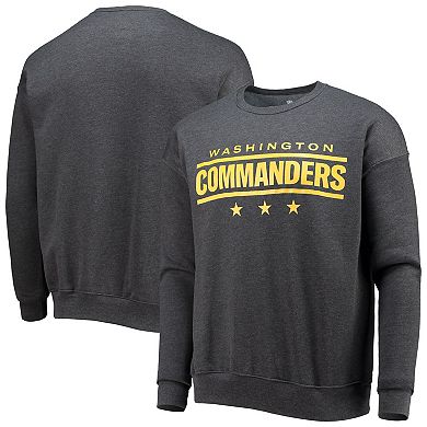 Men's NFL x Darius Rucker Collection by Fanatics Charcoal Washington Commanders Star Sponge Fleece Pullover Sweatshirt