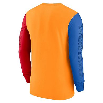 Men's Nike Orange Barcelona Ignite Long Sleeve T-Shirt