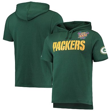 Men's Mitchell & Ness Green Green Bay Packers Game Day Hoodie T-Shirt