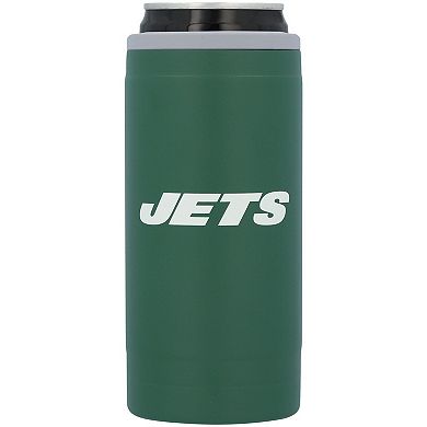 New York Jets 12oz. Flipside Powdercoat Slim Can Cooler