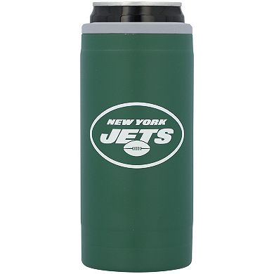 New York Jets 12oz. Flipside Powdercoat Slim Can Cooler