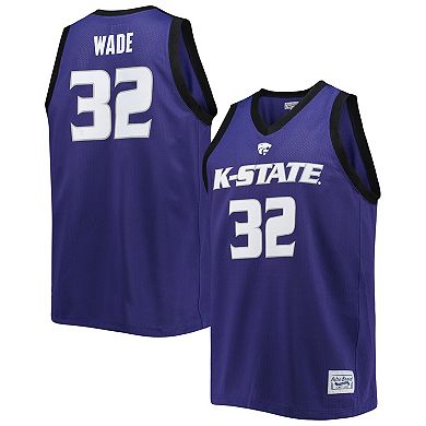 Men's Original Retro Brand Dean Wade Purple Kansas State Wildcats Alumni Commemorative Replica Basketball Jersey